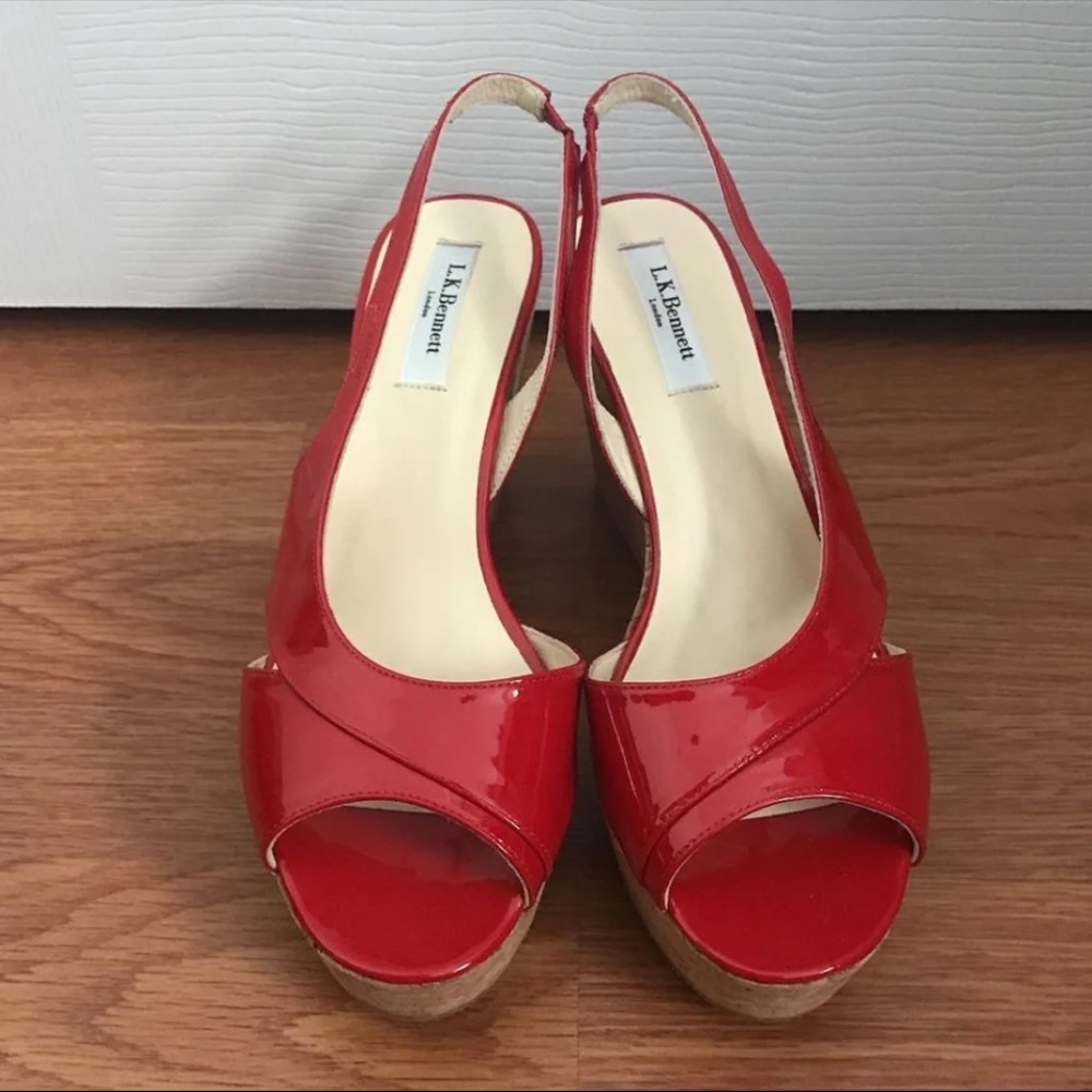 🚫SOLD🚫L.K. Bennett Adelia Wedge Sandals